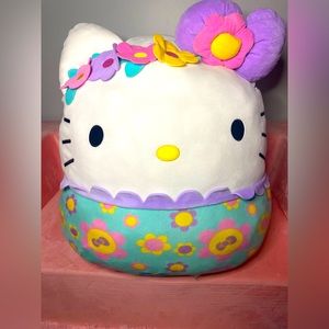 20” NWOT FLORAL HELLO KITTY SQUISHMALLOW
